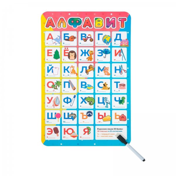 Пиши стирай алфавит