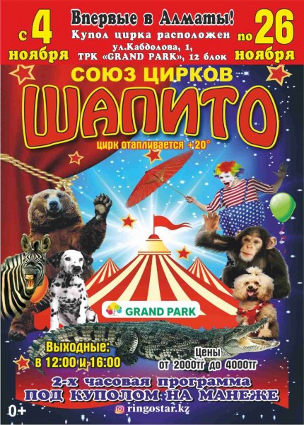 Винтажные постеры цирка