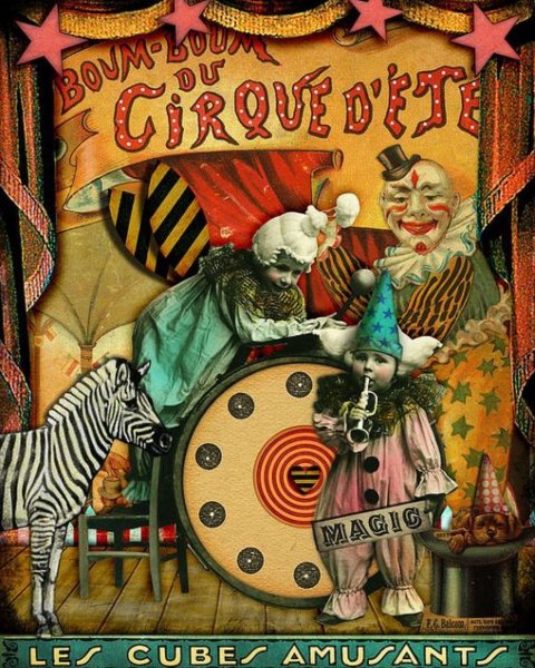 Рекламный плакат цирка