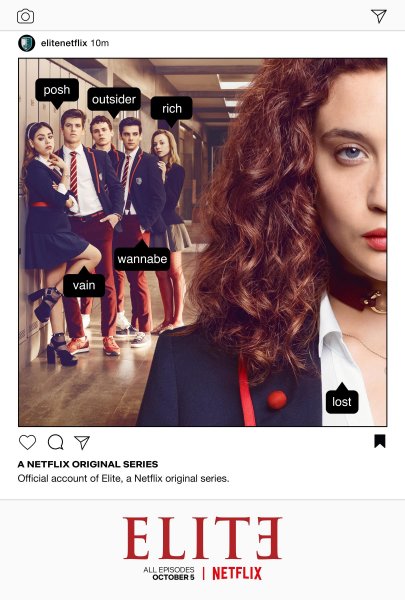 Элита сериал 2 сезон Постер