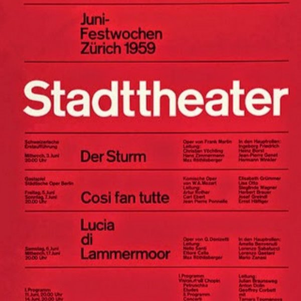 Постеры в швейцарском стиле