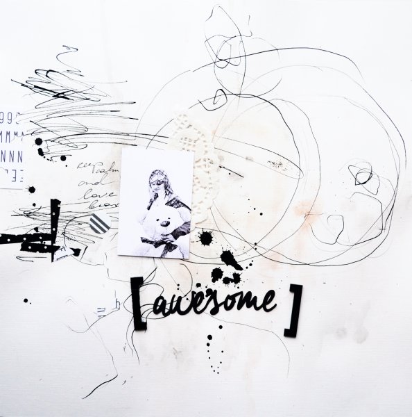 Тату эскиз Токио бумажный дом