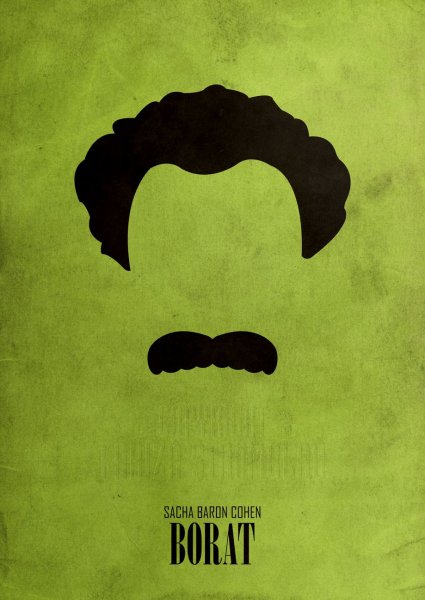 Минималистические постеры к фильмам в стиле арт