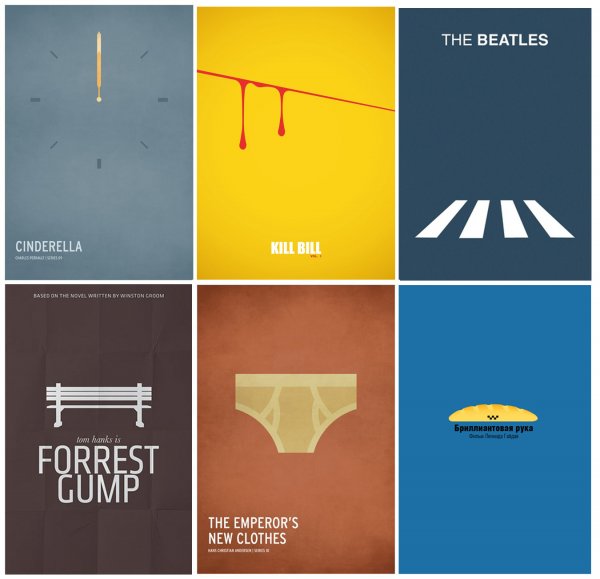 Плакат в стиле Минимализм