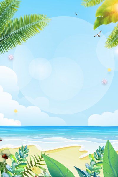 Летний векторный фон