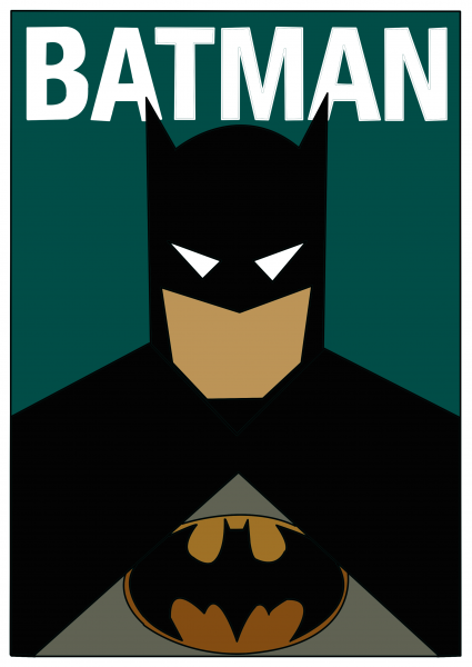 Постер с Бэтменом