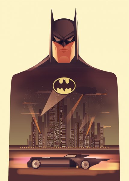 Batman the animated Series арт Бэтмен