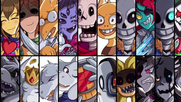 Персонажи из андертейл