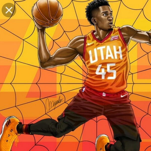 Донован Митчелл арт