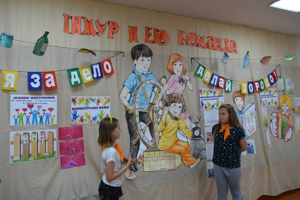 Креативные отрядные уголки