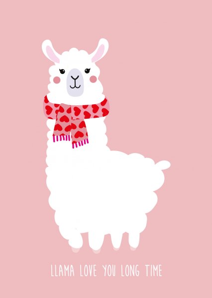 Ламы мультяшные