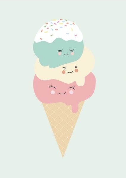 Детские постеры мороженое