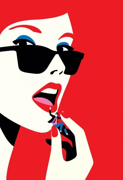 Ретро плакат мода