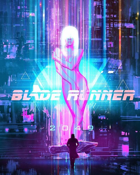 Бегущий по лезвию 2049 обложка