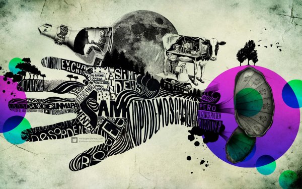 Креативные дизайнерские обои