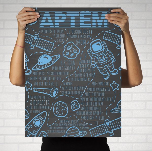 Плакат для подростка