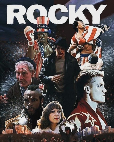 Рокки фильм 1976 Постер