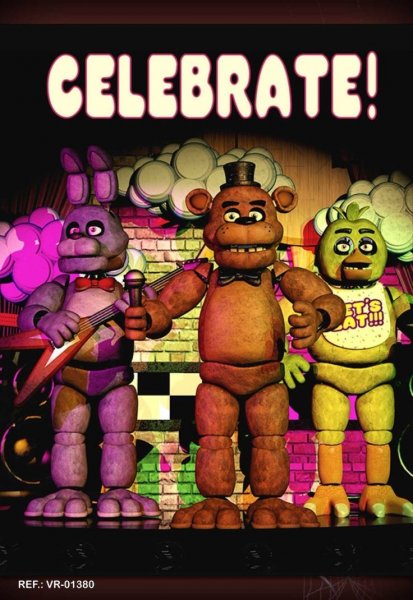 FNAF плакат celebrate