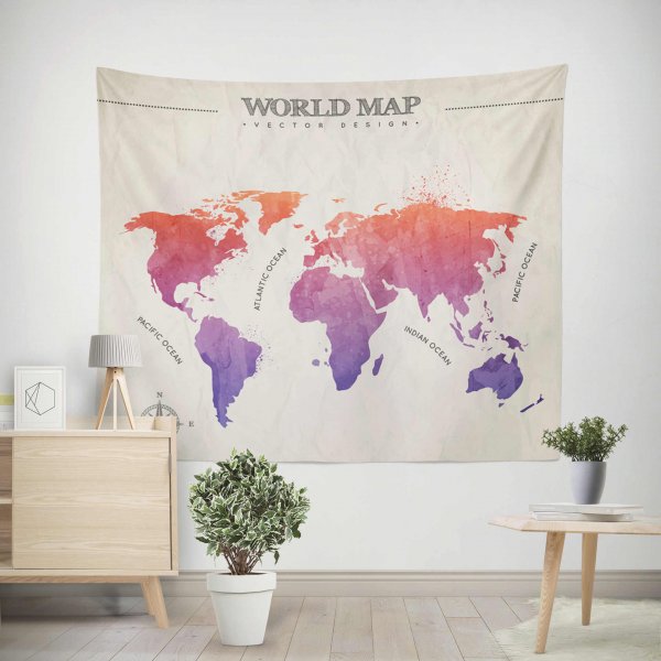 Тканевый плакат на стену