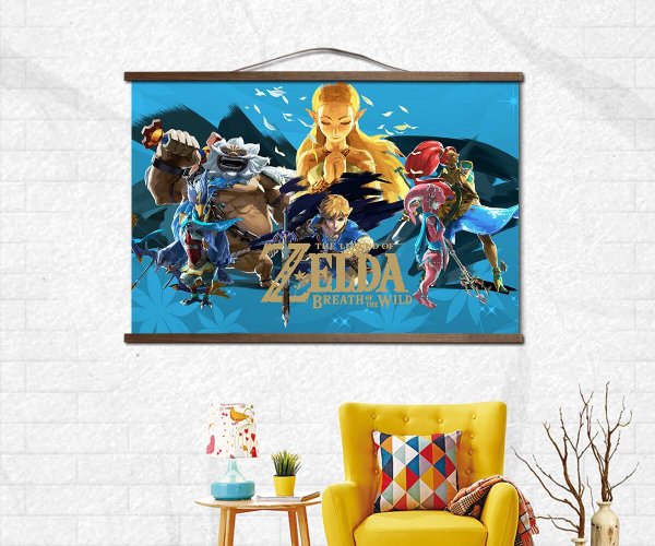 Плакат тканевый длинный