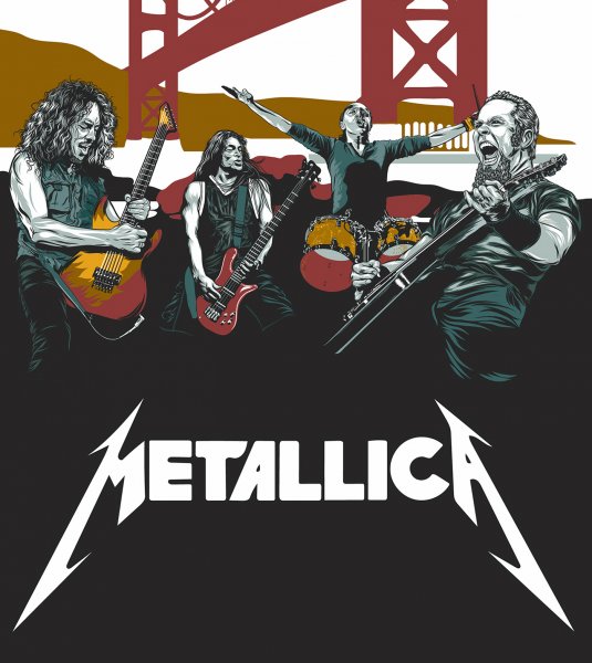 Группа Metallica плакаты