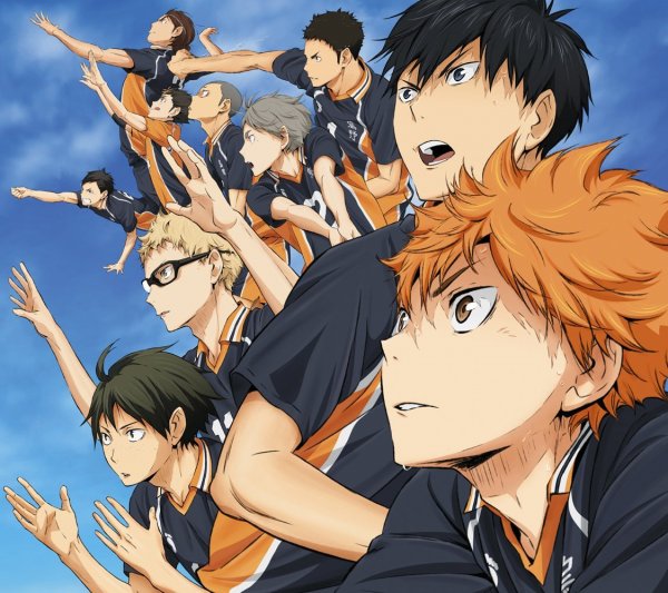 Волейбол аниме Haikyuu