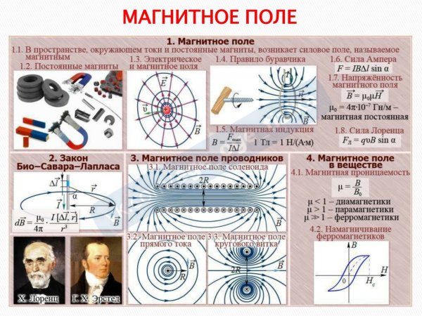 Магнитное поле электромагнитная индукция теория