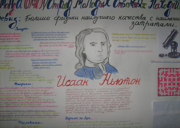 Неделя физики плакат