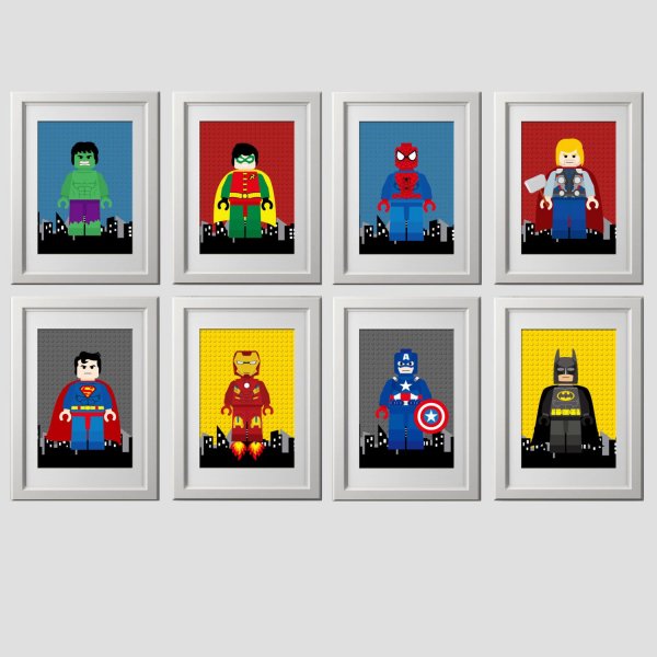 Картины из лего на стену