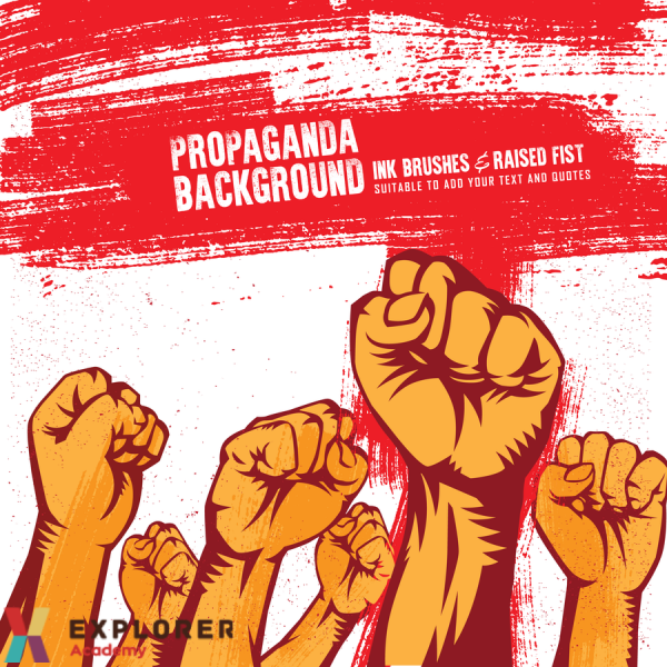 Кулак вверх плакат Советский