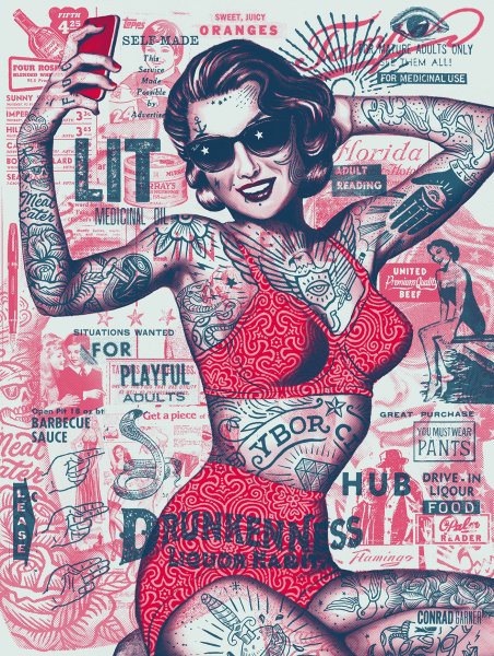 Постеры для тату студии