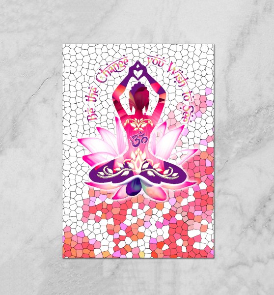 Постер йоги