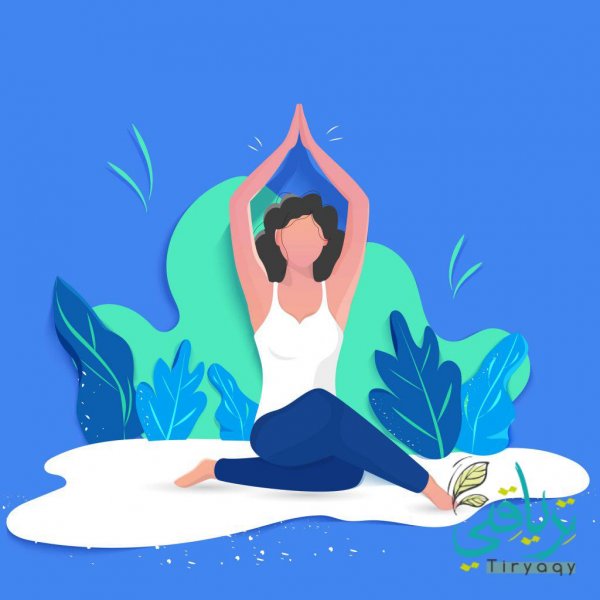 Постер на тему йога