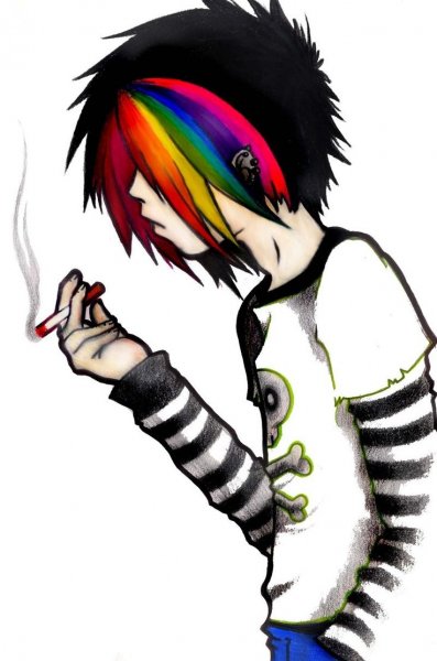 Эмо стиль рисования