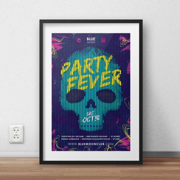 Плакат ночного клуба