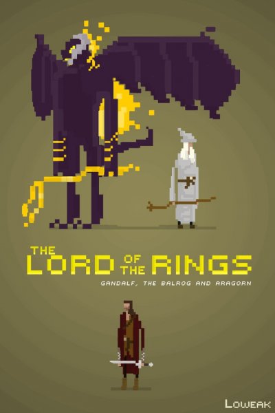 Пиксельные постеры