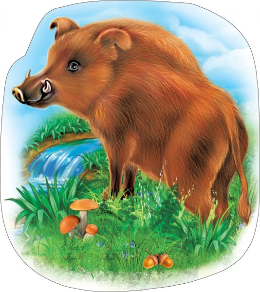 Вырубные плакаты животные