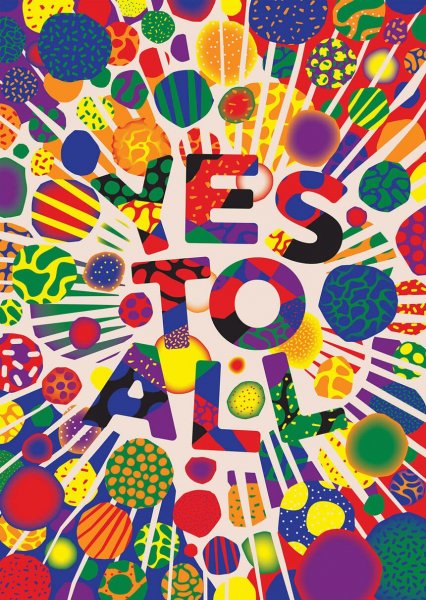 Яркие цвета в графическом дизайне