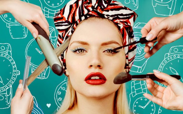 Макияж плакат