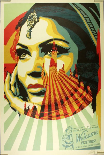 Shepard Fairey плакат