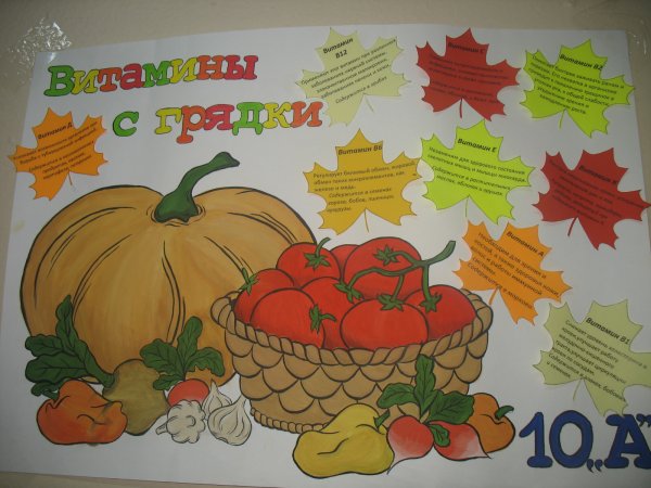 Плакат праздник витаминов