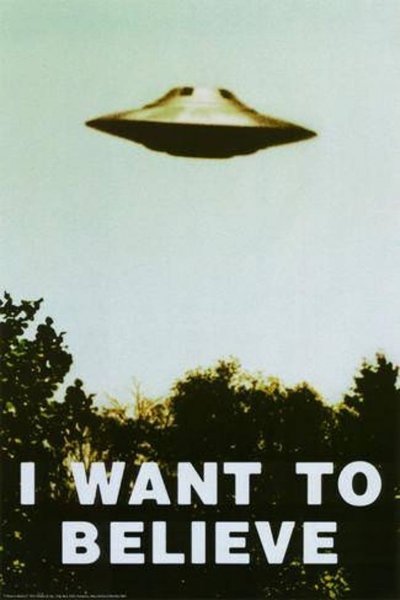Секретные материалы плакат i want to believe