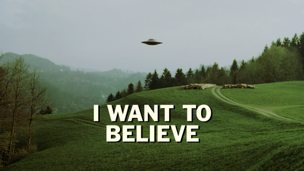 НЛО I want to believe