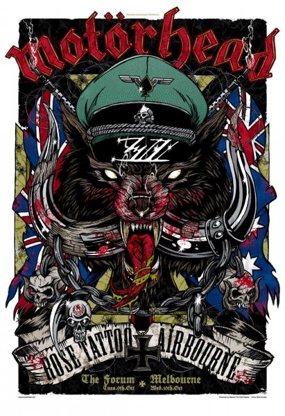 Плакат рок Motorhead