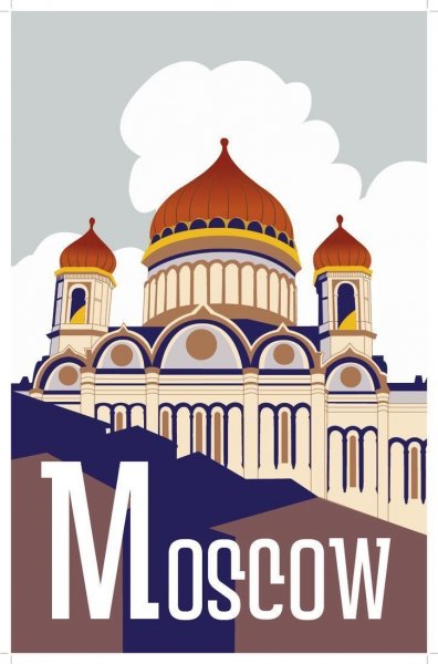 Постер Москва