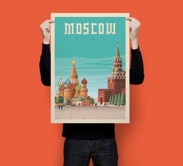 Столица России плакат