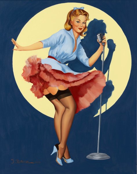 Советский пин ап Валерий Барыкин