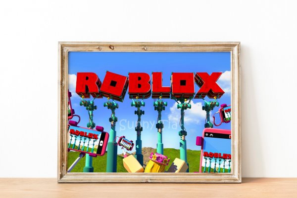 Плакат РОБЛОКС на стенку девочки