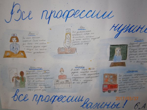 Плакат на тему моя будущая профессия