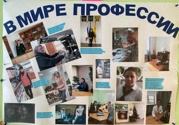 Плакат профессии в детский сад